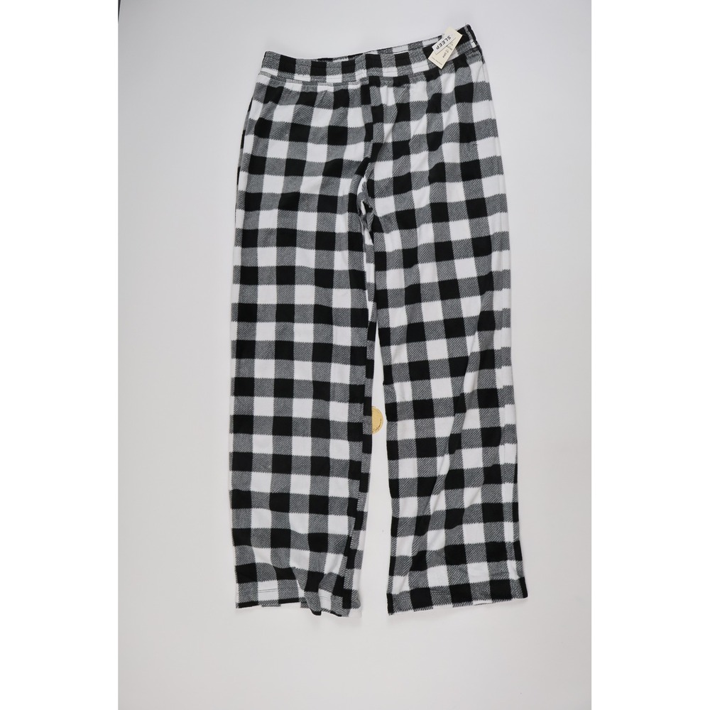 Aeropostale Pajama Pants Buffalo Check Black White Small NWT